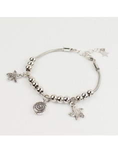 Pulsera Multicharms Shell Stars