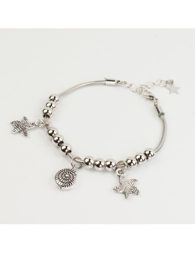 Pulsera Multicharms Shell Stars
