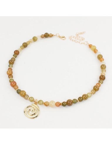 Collar Flexible Golden Spiral
