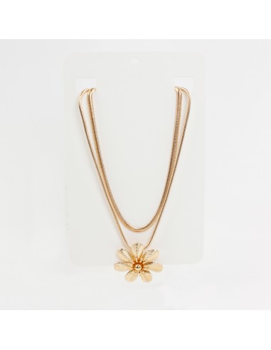 Collar de Cadenas Full Golden Flower