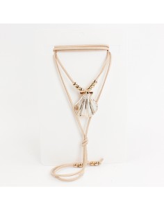 Collar de Gamuza New Gold Shell