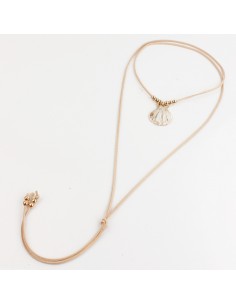 Collar de Gamuza New Gold Shell