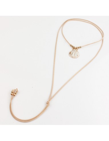 Collar de Gamuza New Gold Shell