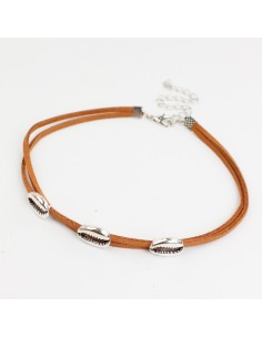 Choker de Gamuza Silver Buzios