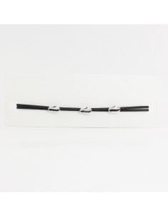 Choker de Gamuza Silver Buzios