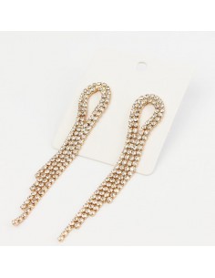 Aro Strass Golden Shiny Tears