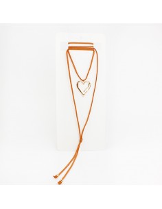 Collar de Gamuza Golden Love