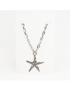 Collar de Cadena Silver Sea Star