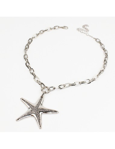Collar de Cadena Silver Sea Star