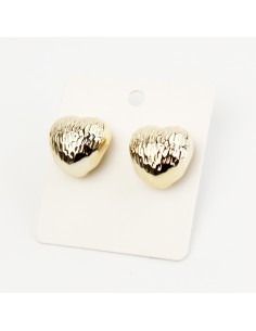 Aro CCB Textured Gold Heart
