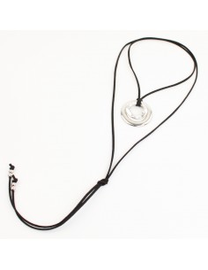 Collar de Gamuza Duo Silver