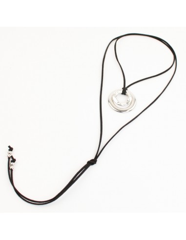 Collar de Gamuza Duo Silver