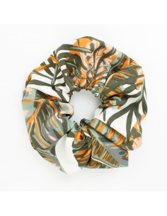 Scrunchie Jungle White