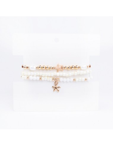 Set Pulseras Elásticas Marine Neutrals