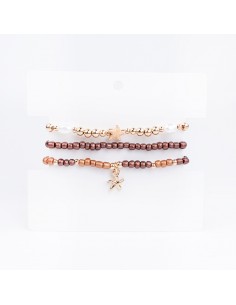 Set Pulseras Elásticas Marine Neutrals