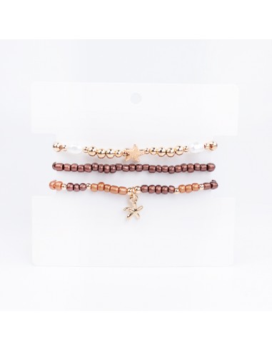 Set Pulseras Elásticas Marine Neutrals