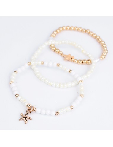 Set Pulseras Elásticas Marine Neutrals