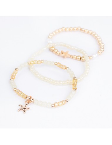 Set Pulseras Elásticas Marine Neutrals