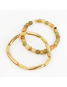 Set de Pulseras Elásticas Ethereal Beads