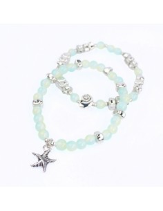 Set Pulseras Silver Gary