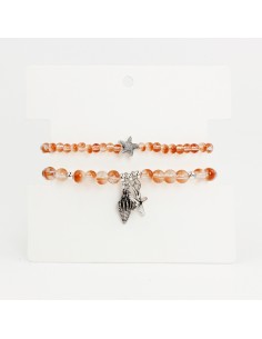Set Pulseras Silver Reef