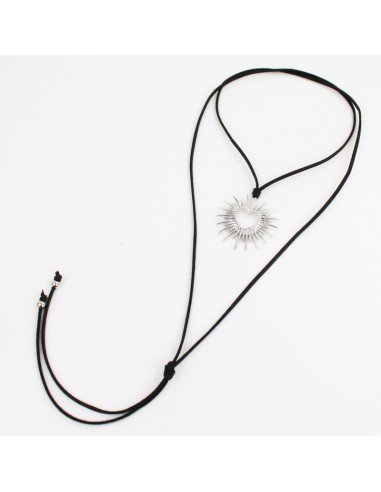 Collar de Gamuza Shimmering Heart