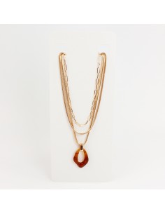 Collar de Cadenas Colored Gold