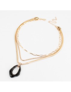 Collar de Cadenas Colored Gold