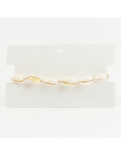Tobillera Buzios Natural | Infinita Moda | Mayorista de Bijouterie