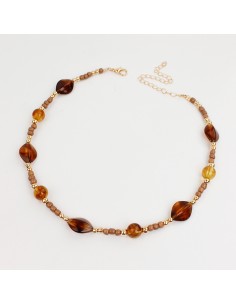 Collar Flexible Golden Hour Beads