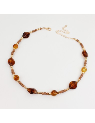Collar Flexible Golden Hour Beads