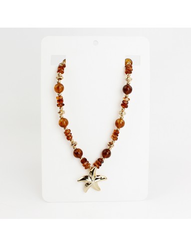 Collar Flexible Gold Colored Star