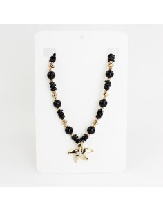 Collar Flexible Gold Colored Star