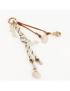 Llavero Bagcharms Coral Shells