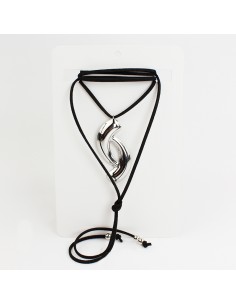 Collar de Gamuza Two Curves