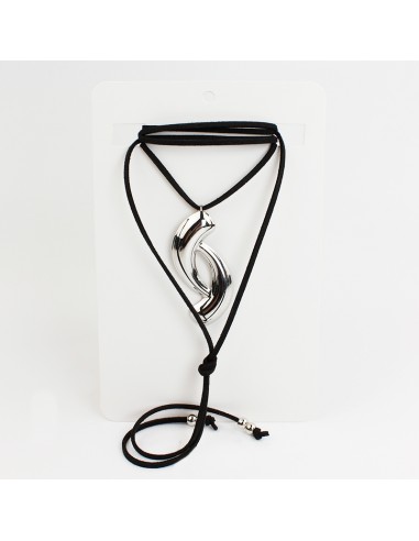 Collar de Gamuza Two Curves