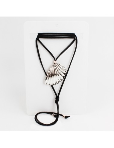 Collar de Gamuza Oyster