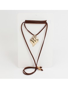 Collar de Gamuza  Fancy Shell