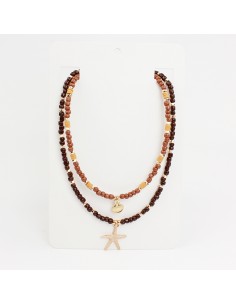 Set Collar flexible Summer Neutral Beads