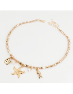 Collar Flexible Crystal Charms