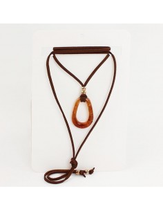 Collar de Gamuza Trendy Acrylic