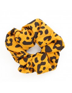Scrunchie Mustard Print