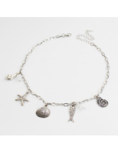 Collar Multicharms Colored Reef