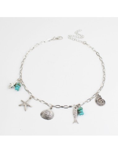 Collar Multicharms Colored Reef