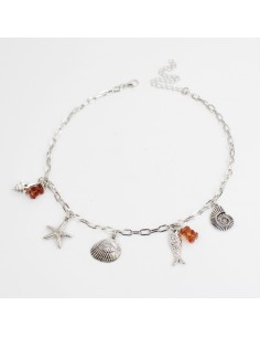 Collar Multicharms Colored Reef