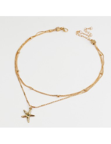 Collar de Cadenas Golden Sea Star