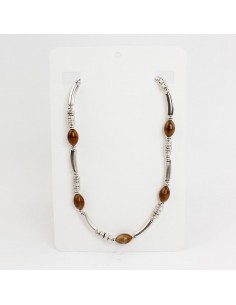 Collar Flexible Silver Color