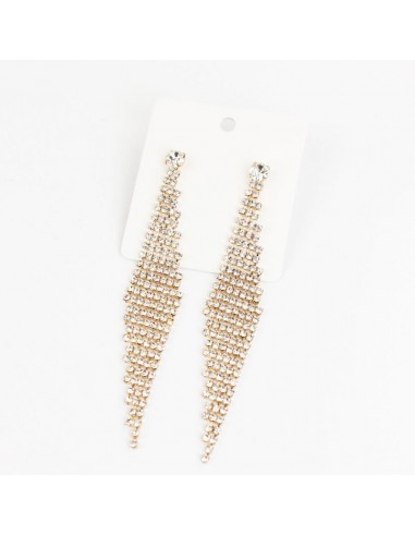 Aro de Strass Golden Diagonal