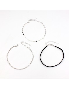 Choker set x3 Cleo