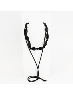 Collar de Gamuza Cristal Buzios